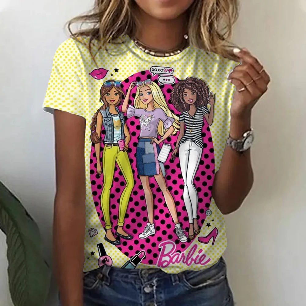 Casual Short-Sleeved Women's T-Shirt for 2024