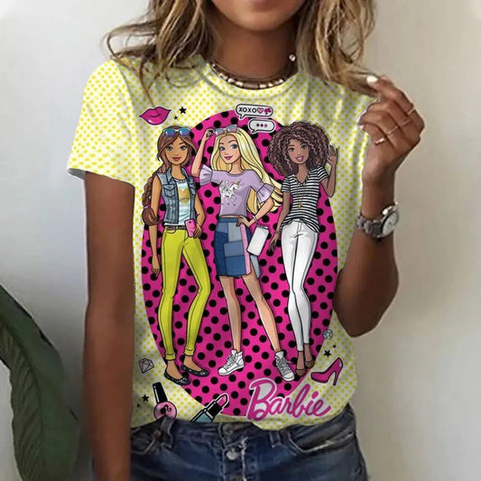 Casual Short-Sleeved Women's T-Shirt for 2024