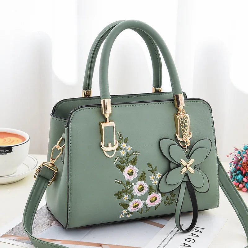 Luxury Embroidered Women's Crossbody Tote Bag