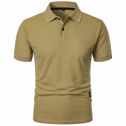 Lightweight Short Sleeve Polo Shirt for Men