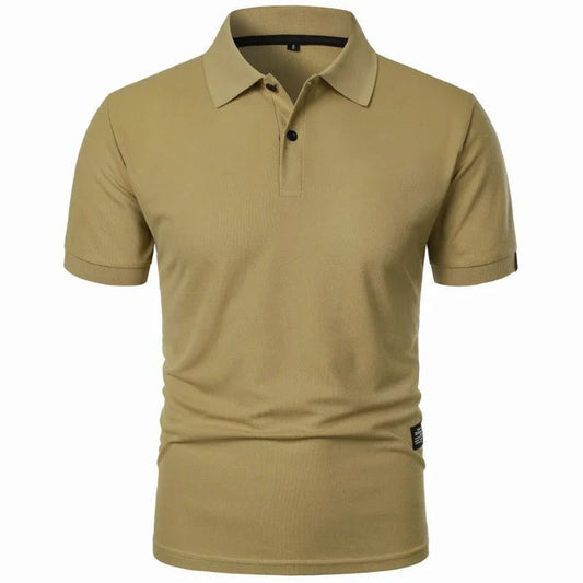 Lightweight Short Sleeve Polo Shirt for Men