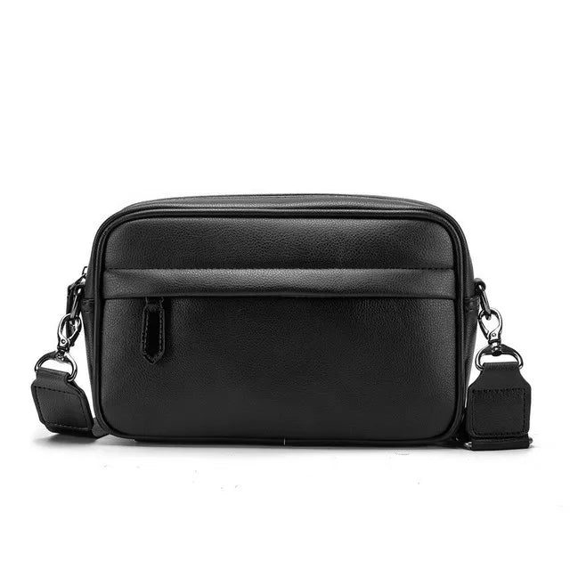Luxury Men's Crossbody Leather Shoulder Handbags