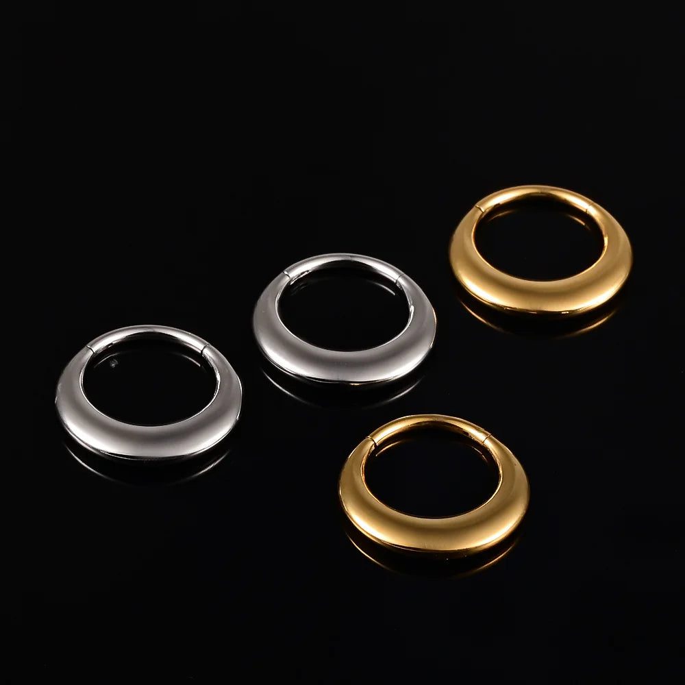 316L Stainless Steel Helix Hoop Earrings