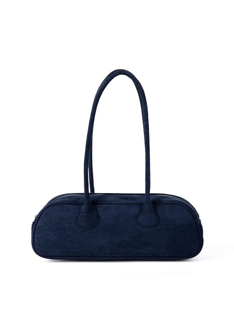 Vintage One Shoulder Suede Handbags for Women
