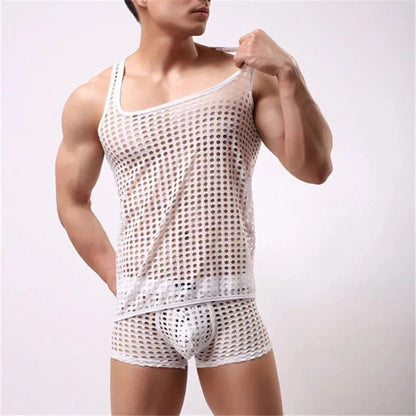 Men's Breathable Mesh Tank Top Summer