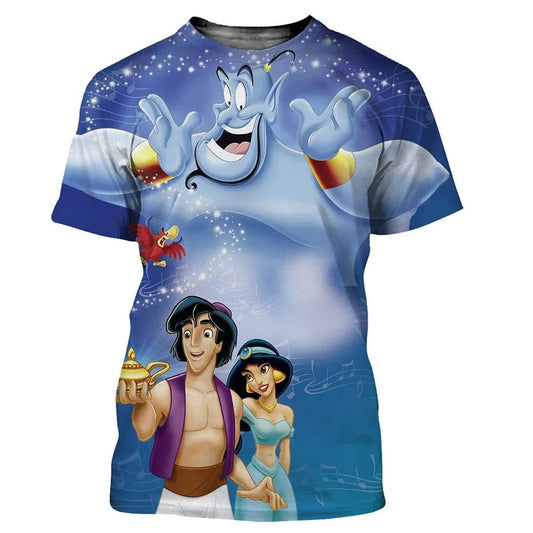 3D Printed Aladdin T-Shirts for Men Women