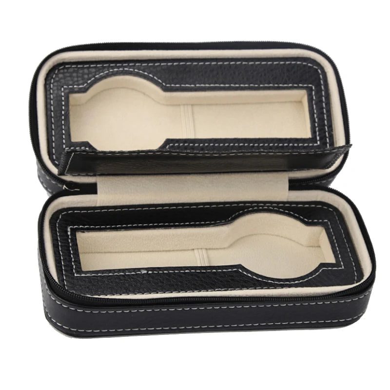 Travel Watch Organizer Case with Double Layer