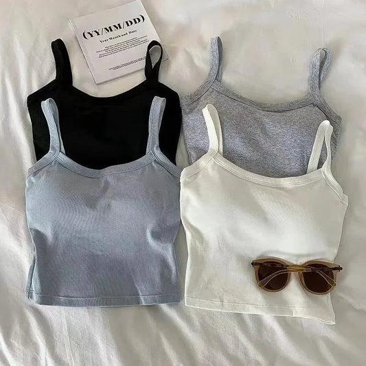 Sexy Women Crop Top Sleeveless Fashion Camisole