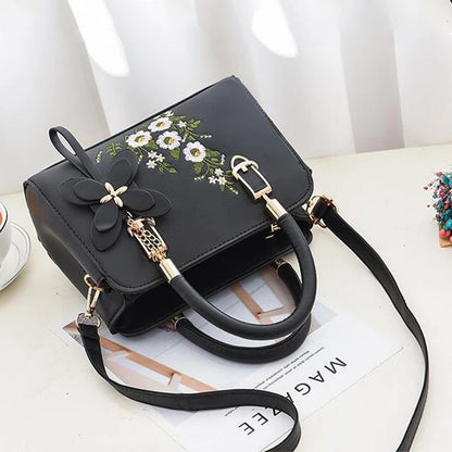 Luxury Embroidered Women's Crossbody Tote Bag