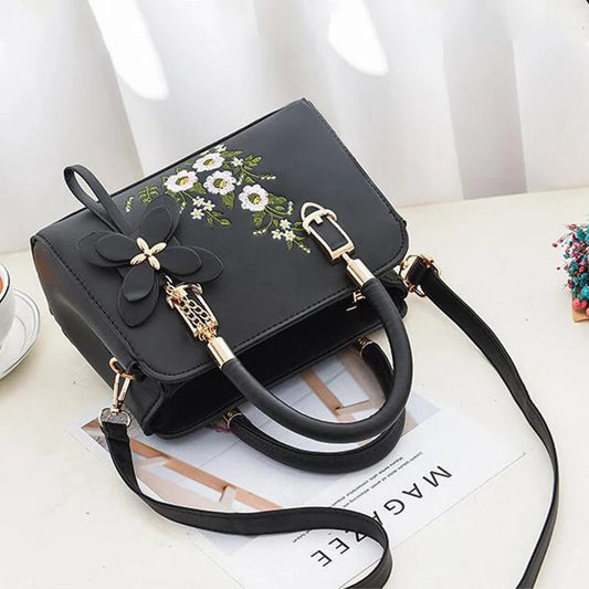 Luxury Embroidered Women's Crossbody Tote Bag