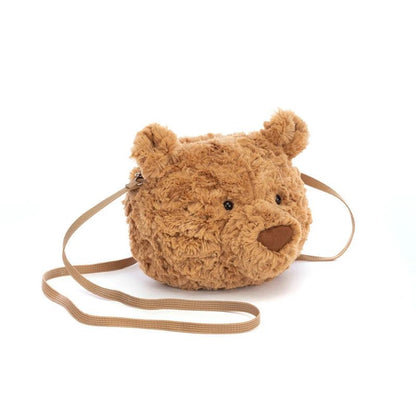 Luxury Plush Bear Crossbody Bag for Women