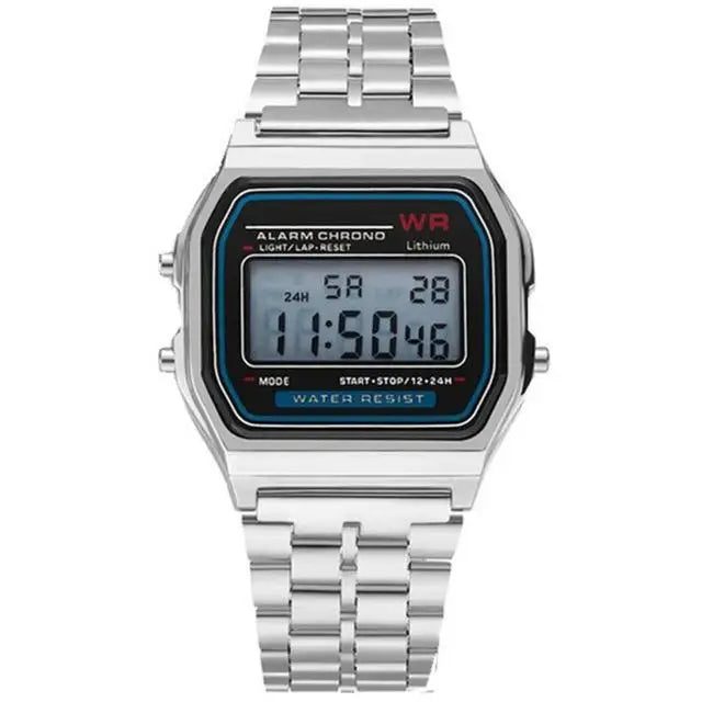 Unisex Vintage LED Digital Sports Wristwatch