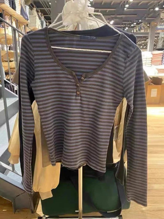 2024 Summer Women’s Vintage Striped T-Shirts