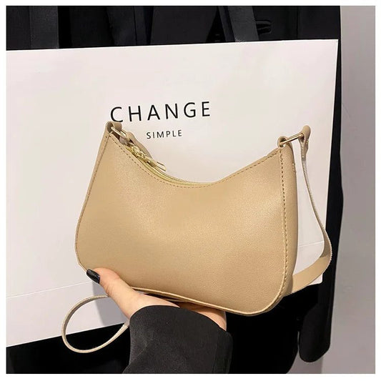 2023 Retro PU Leather Women's Shoulder Bag