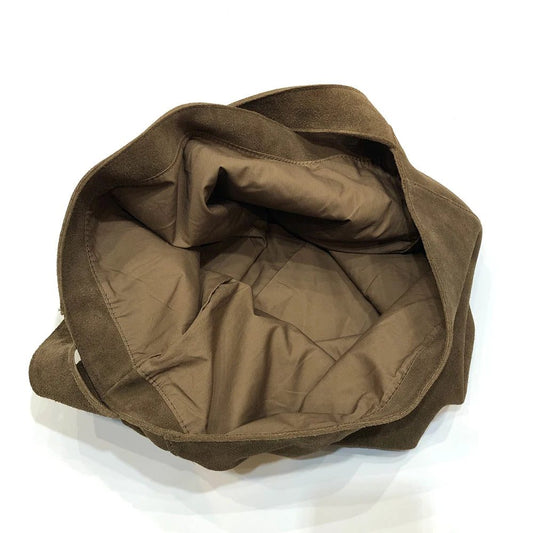 High-Quality Suede Leather Bucket Tote Bag