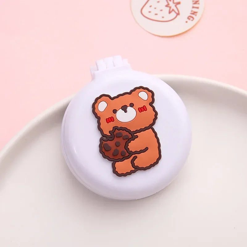 Compact Travel Hair Brush with Mirror