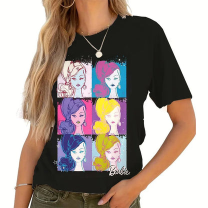 Cute Loose Short Sleeve T-Shirt for Women