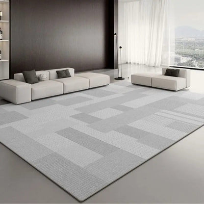 High-End Waterproof Stripe Rug for Living Room