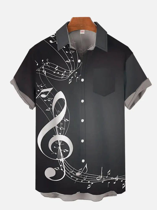 3D Printed Hawaiian Shirt for Men