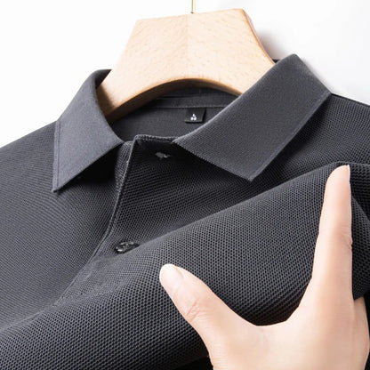 Men's Cotton Polo Shirt for Summer Sports