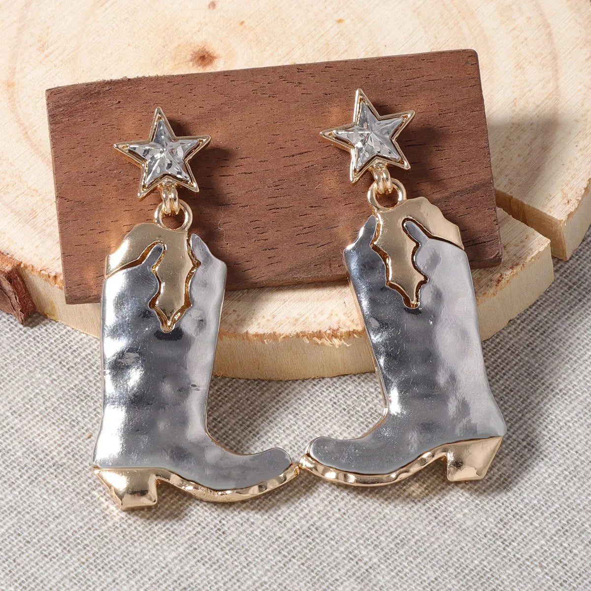 Vintage Cowboy Boot Earrings for Holiday Gifts