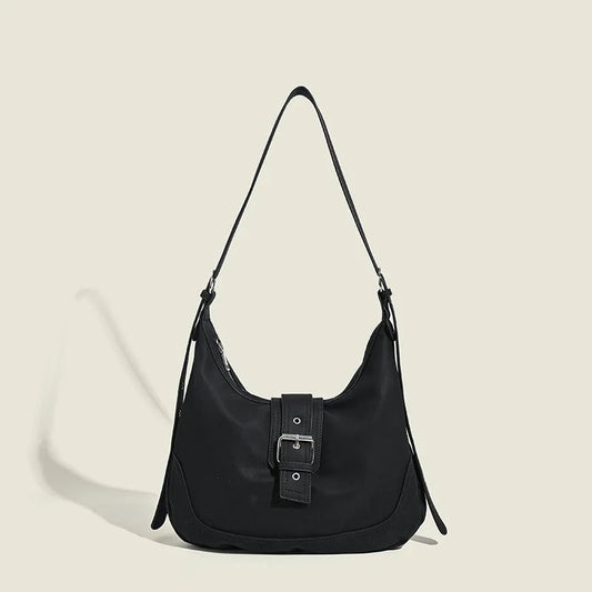 Vintage Suede Shoulder Bag for Women