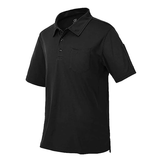 Men's Breathable Summer Polo Shirt with Pocket