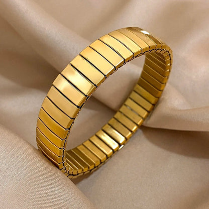 Waterproof Gold Plated Stainless Steel Bracelets