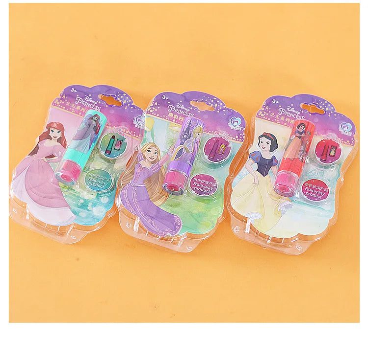 Girls' White Lipstick Makeup Toy Set