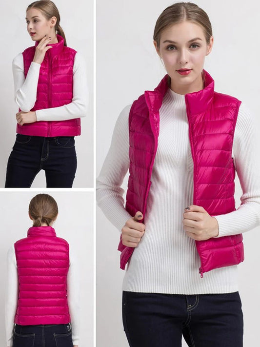 Women’s Ultra Light Duck Down Vest Slim