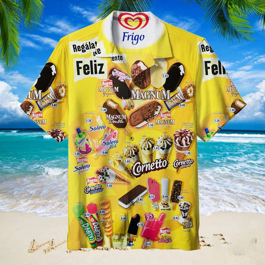 2024 Men's Hawaiian Ice Cream Summer Shirt
