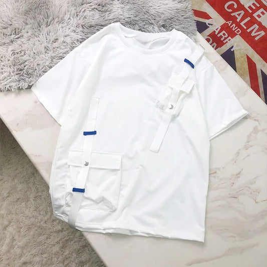 Men's Casual Summer Pocket T-Shirt Fashion