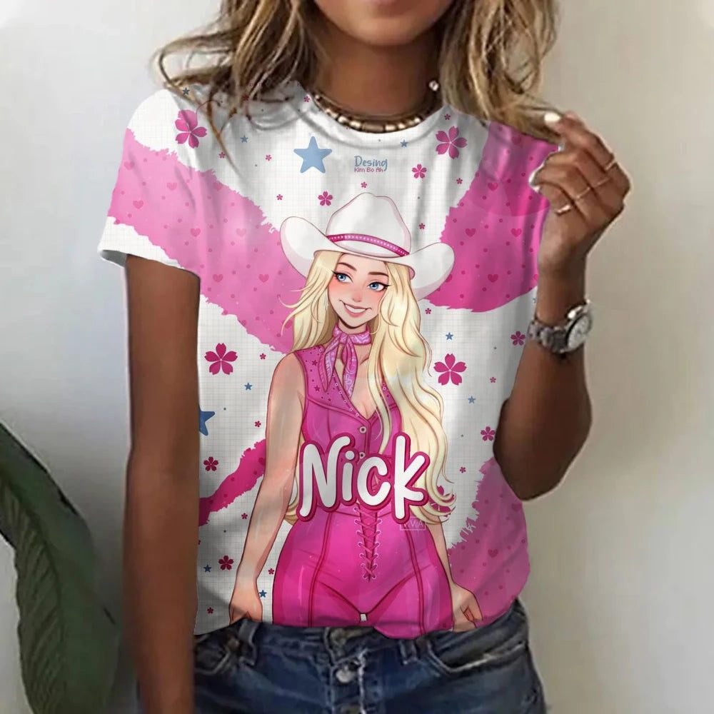 Kawaii Summer Princess T-Shirt for Women