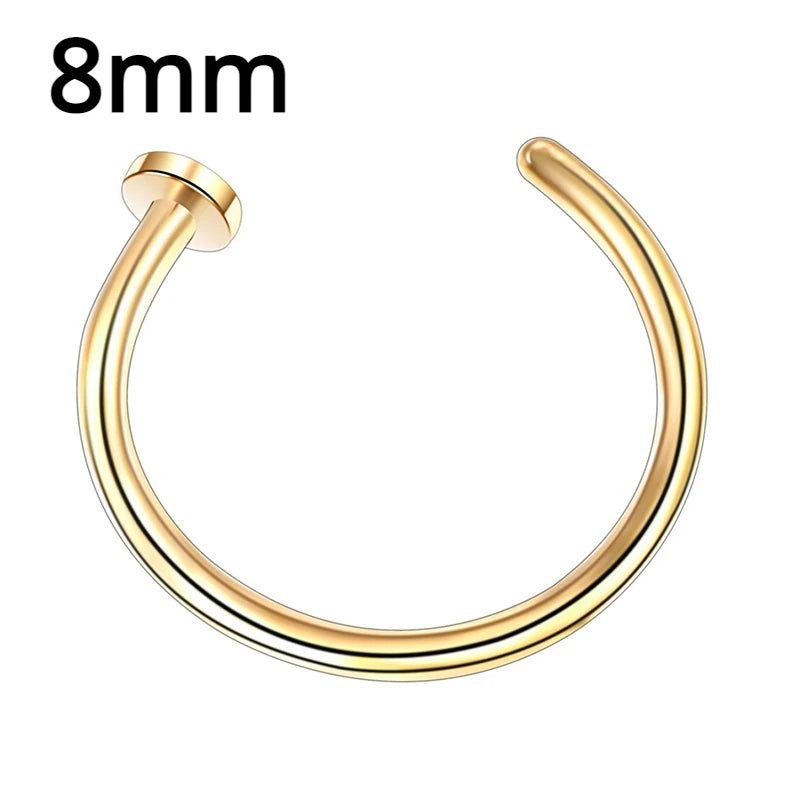 Stainless Steel Fake Septum Nose Ring