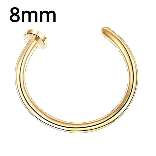 Stainless Steel Fake Septum Nose Ring