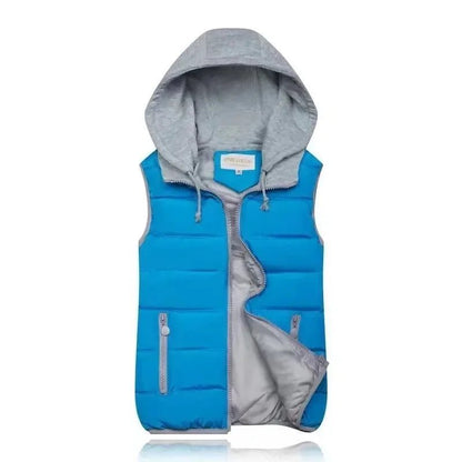 Korean Women Puffer Vest Warm Oversized
