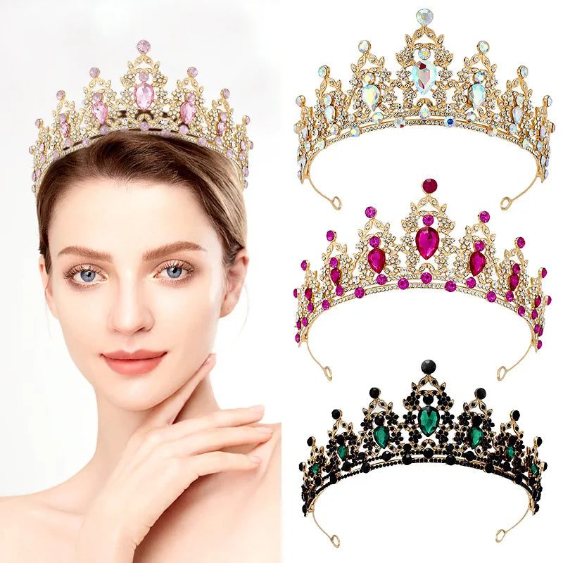 Elegant Rhinestone Tiara for Bridal Hair