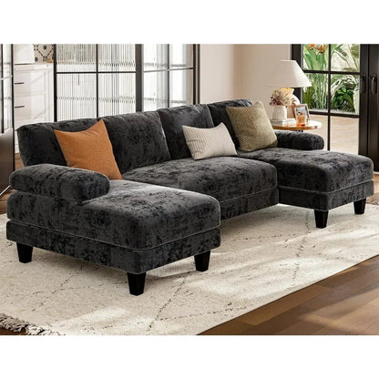 Spacious U Shaped Sectional Sofa for Living Room