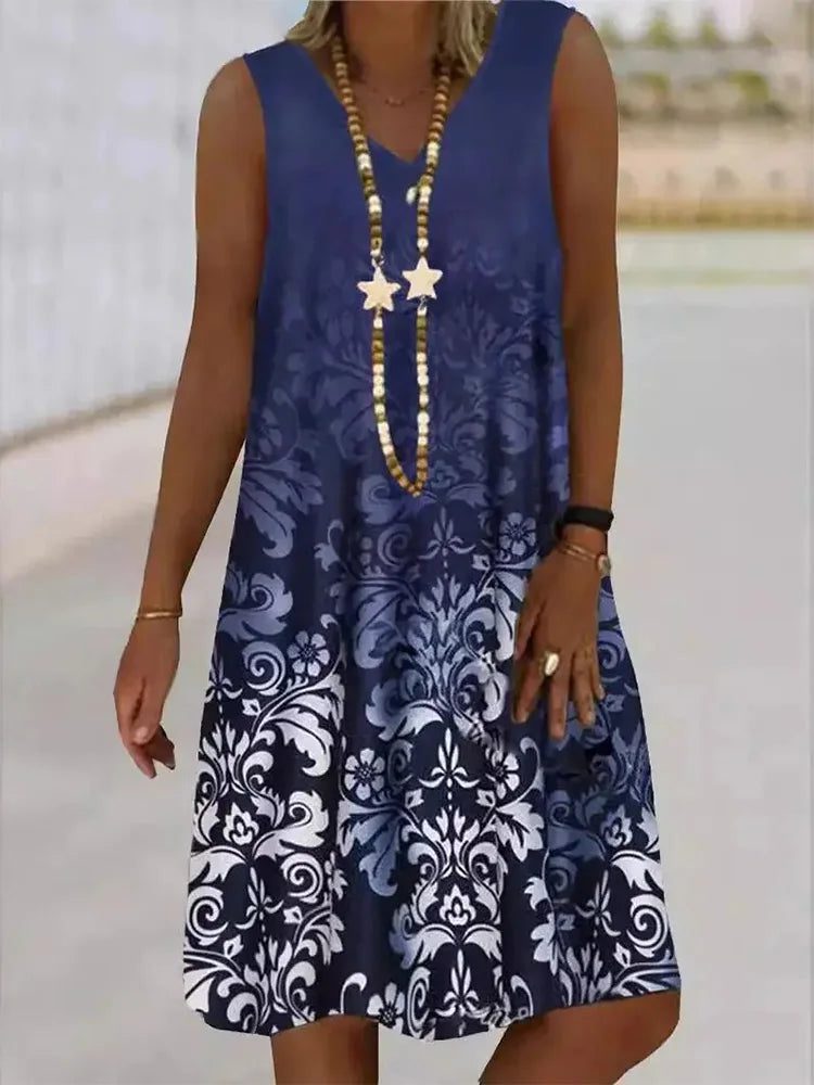 Stylish V-Neck T-Shirt Dresses for Women