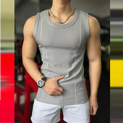 Men's Slim Fit Ribbed Tank Tops Summer