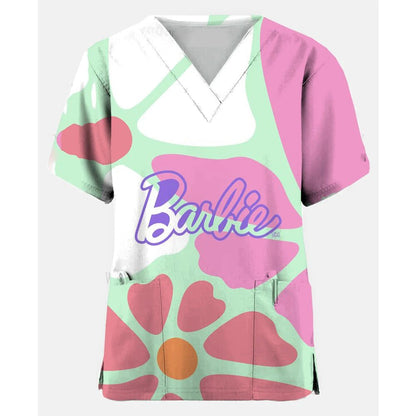 Cute Nurse Scrubs T-Shirt for Women