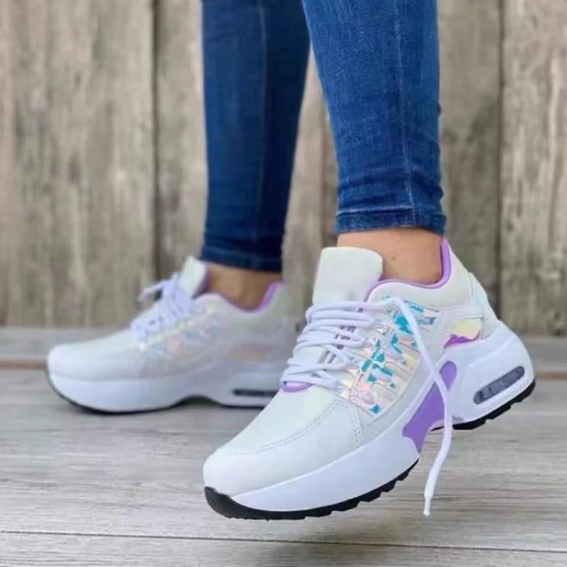Breathable Chunky Platform Sneakers for Women