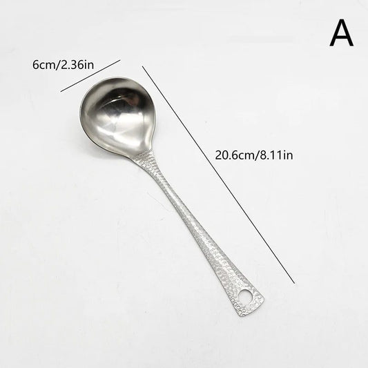 Stainless Steel Slotted Spoon with Fish Scale Handle