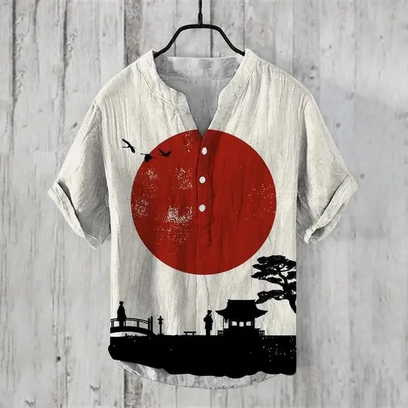 Lightweight Casual Linen Shirt for Men