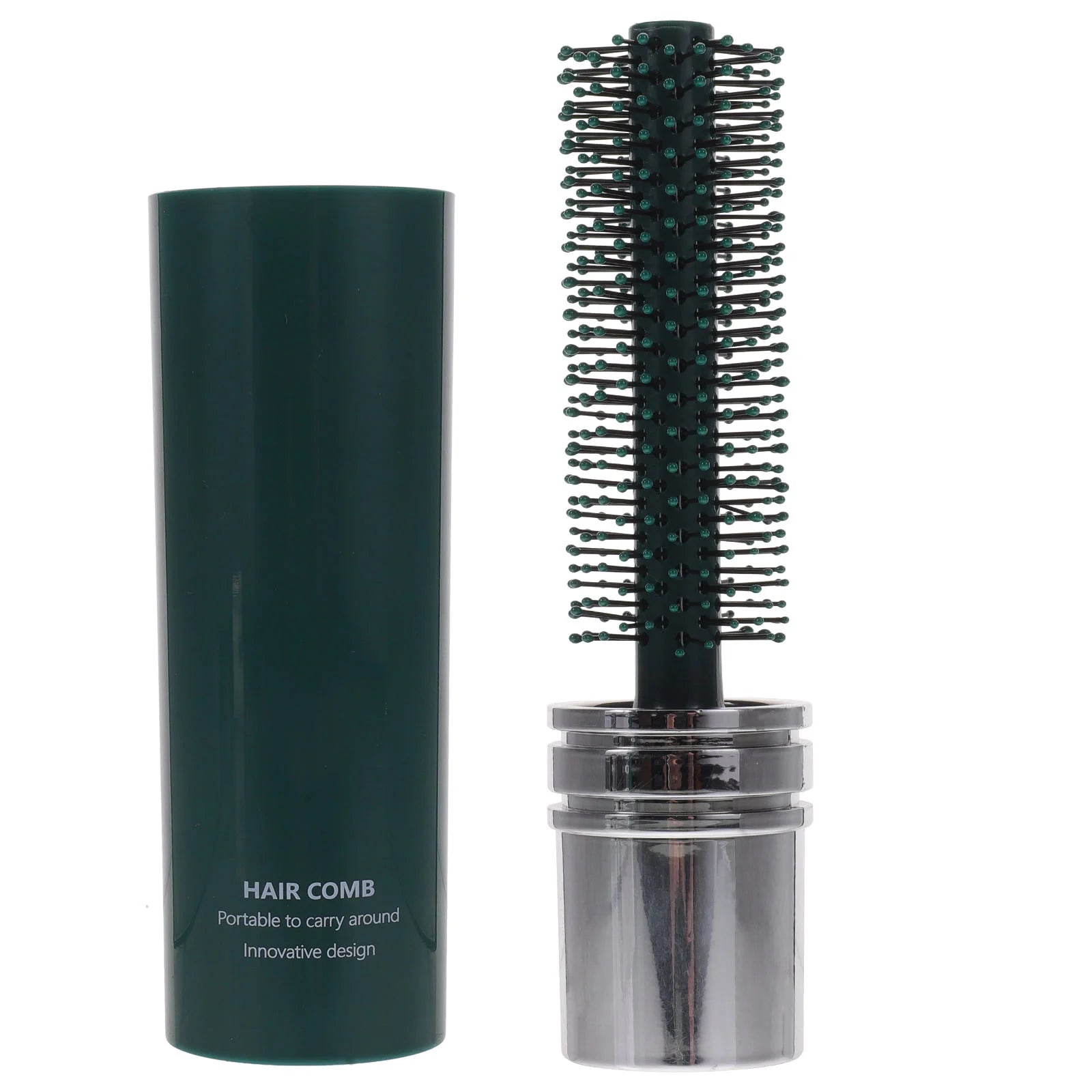 Compact Round Brush for Travel Hair Styling