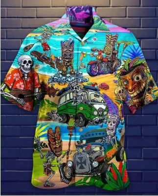 Trendy 3D Print Hawaiian Shirts for Men