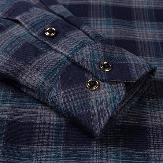 Men's Autumn Flannel Shirt - Casual Oversized