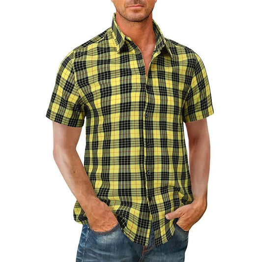 2023 Casual Plaid Flannel Shirt for Men