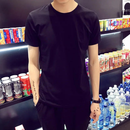 Men's Cotton Crew Neck Casual T-Shirt