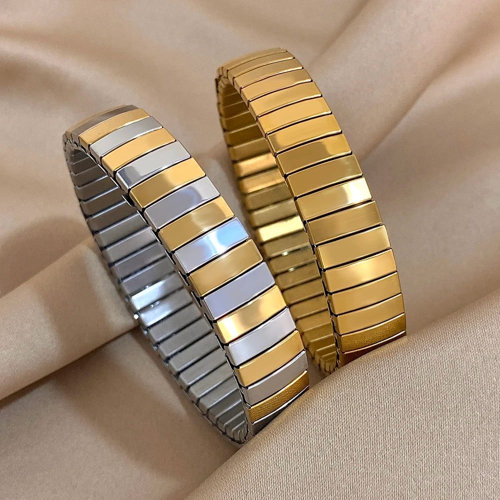 Waterproof Gold Plated Stainless Steel Bracelets